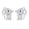 New 925 Sterling Silver AAA Zircon Stud Earrings For Women Fashion Exquisite Student Girlfriend Jewelry Accessories Heart GiftGood Product