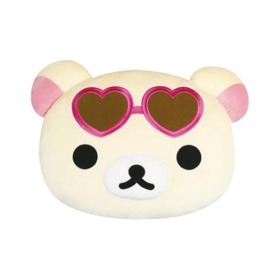 K Company Rilakkuma Face Cushion Korilakkuma RK-FCAL-CR H32 x W42 x D12cm