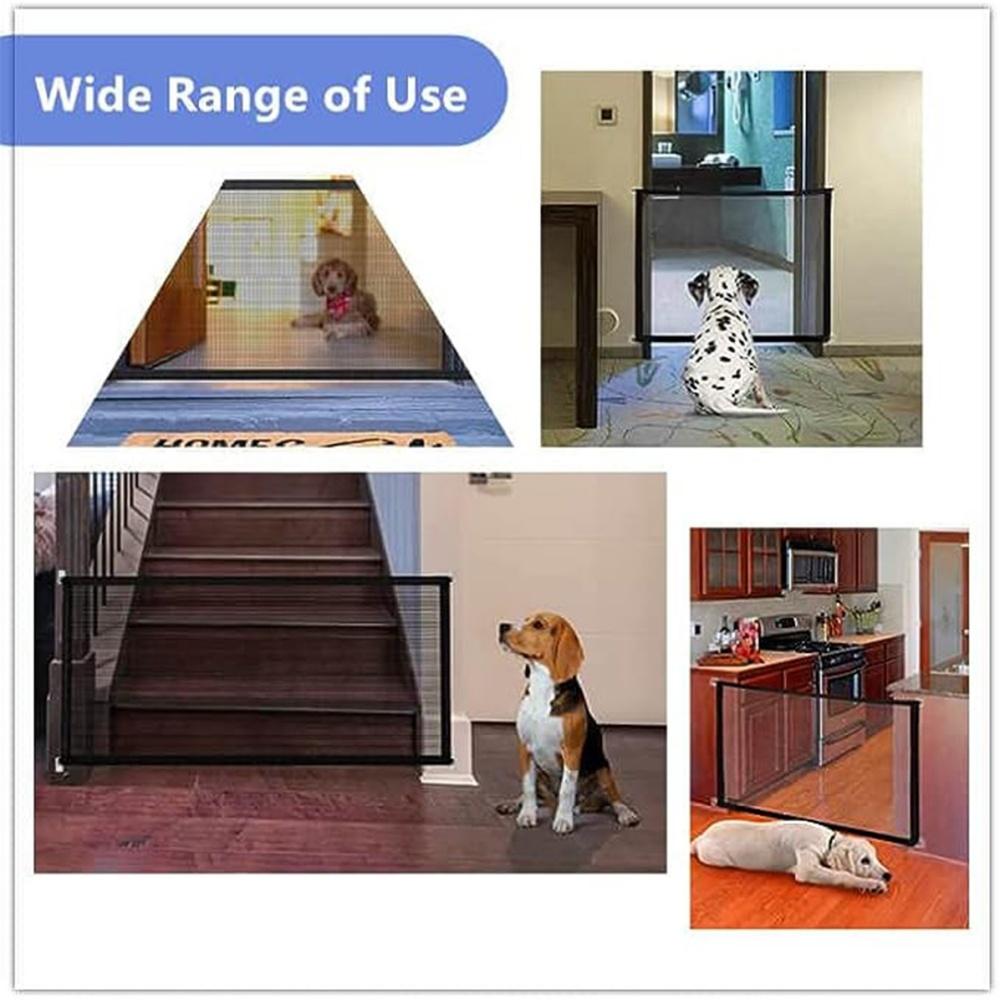 Garduri de barieră pentru câini pentru animale de companie, rețea izolată, poartă scară, pliabil, plasă respirabilă, pentru gard de siguranță pentru câini.