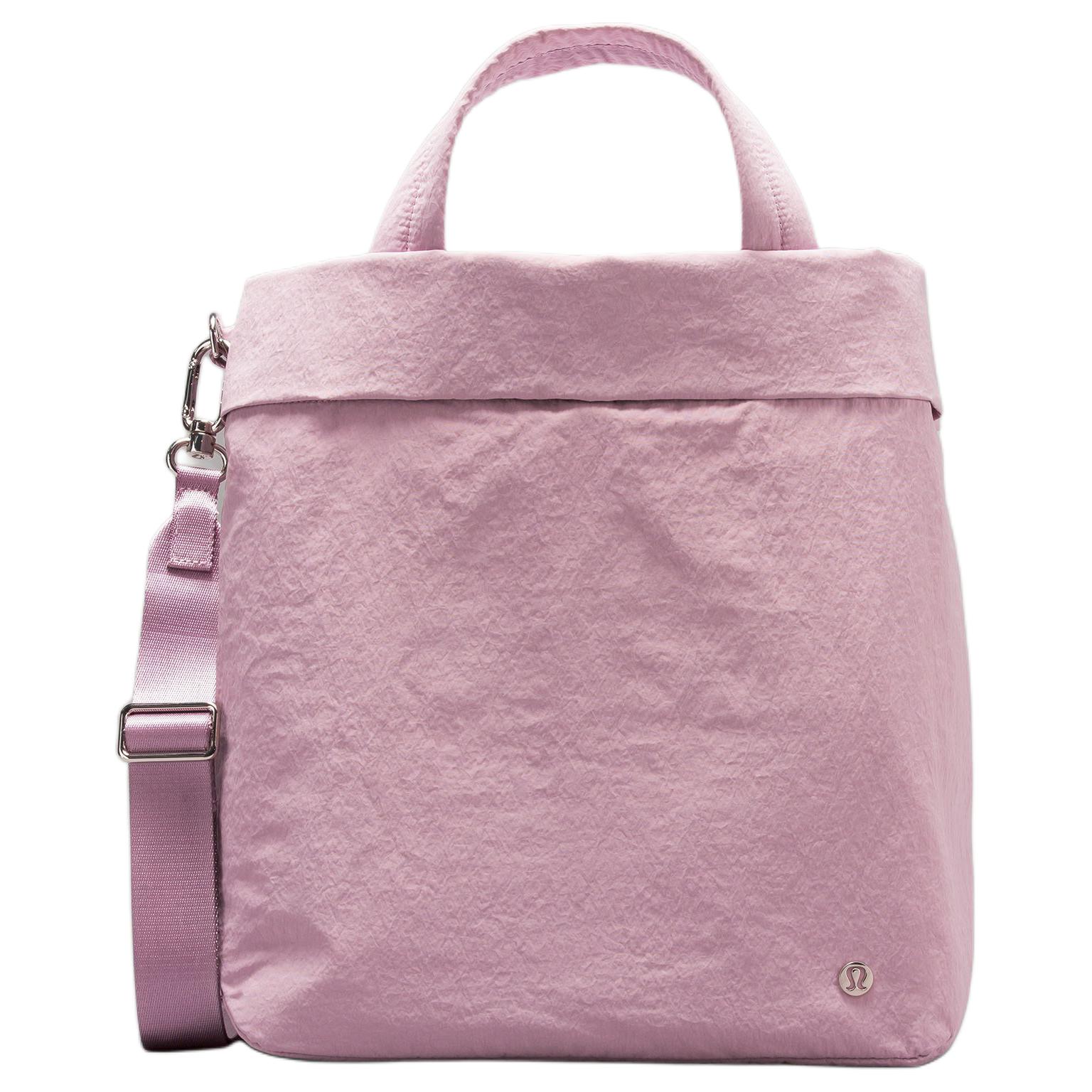 

Lululemon On My Level 19L Classic Casual Solid Recycled Polyester Shoulder Crossbody Tote Bag Women Bags Rose-Blush LW9FFUS Rose Rouge