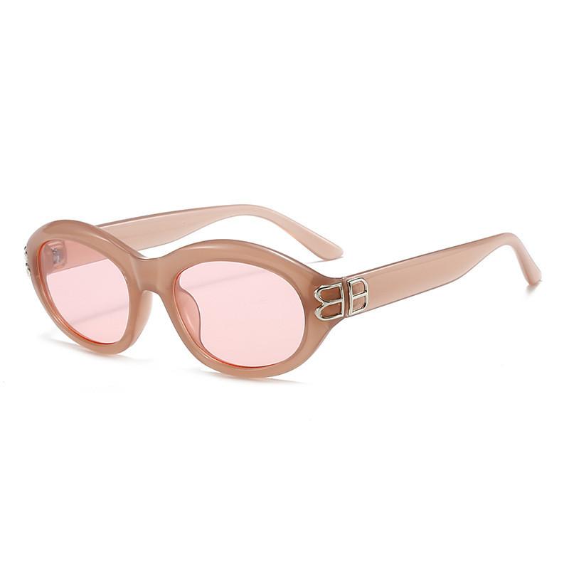 Fashion Ol Cat Eye Sunglasses With Uv400 Protection For Summer Outings
