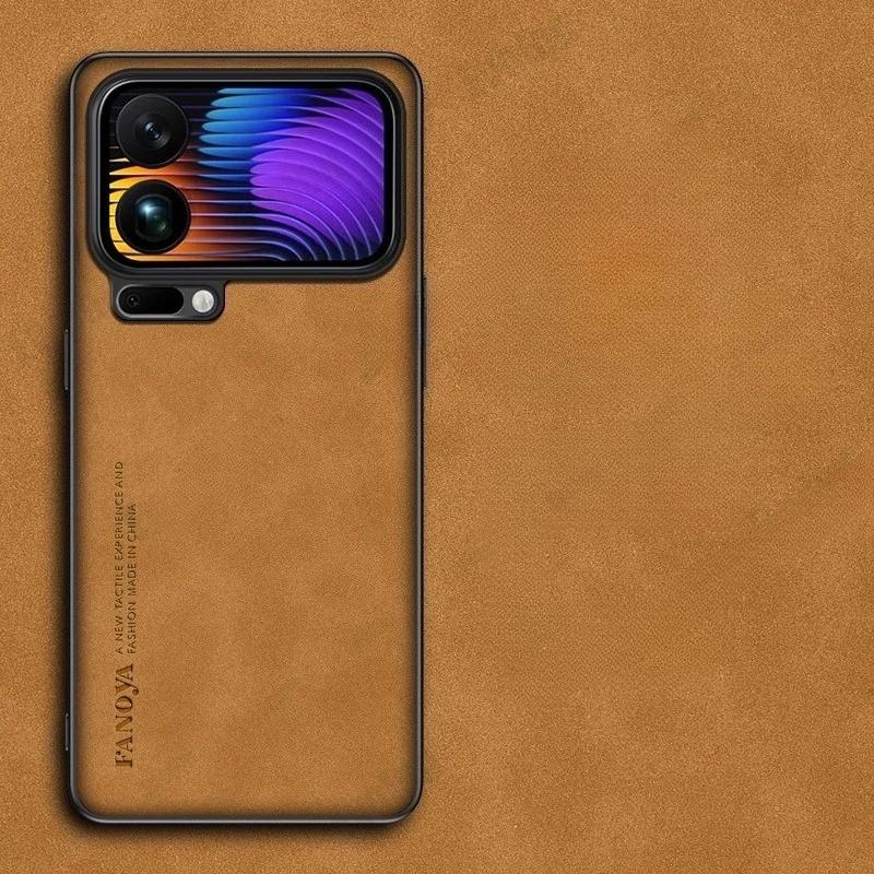 

Business Man Phone Case for Xiaomi 17 Pro Max 15T 14T Pro 5G Sheepskin Leather All-inclusive Lens Phone Back Cover For Xiaomi 17 Pro