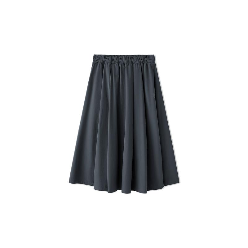 Skechers High Waist Comfortable Woven Casual Long Skirt Women skirts L226W109-0620 S