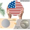 2D Flat Retro Aluminum Wall Decorations In Various Sizes. The American Independence Day Patriotic Star and Stripe Design Is Ideal for Home Décor and