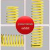 Weiruijia Yellow High-Temperature Compression Rectangular Springs