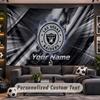 Wall Hanging Tapestry Custom NameLas Vegas Raiders Pattern Personalized Printed Fabric Wall Decor