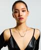 Nimbus Triple Helix Cubic Chain Necklace (8Mm)