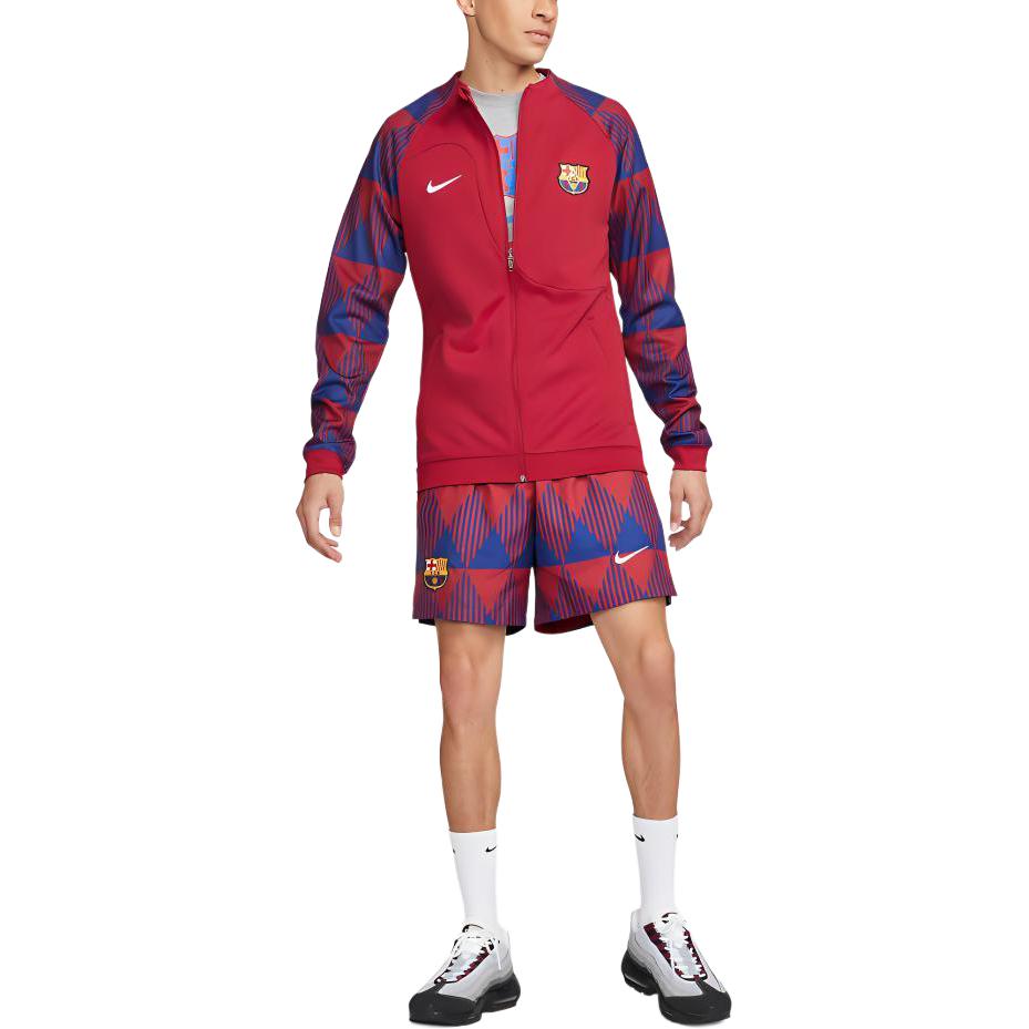 Nike Jackets Men's Noble Red Stand Collar Moderate Other FB3043-620