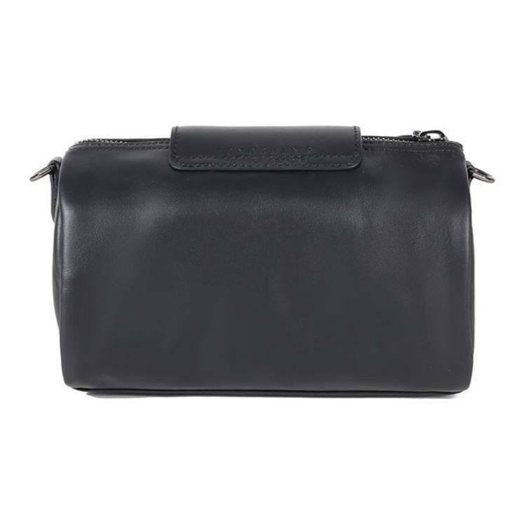 Longchamp Le Pliage Xtra Adjustable Detachable Shoulder Strap Zipper Closure Leather Crossbody Bag Women Crossbody Bag Black 10255987001