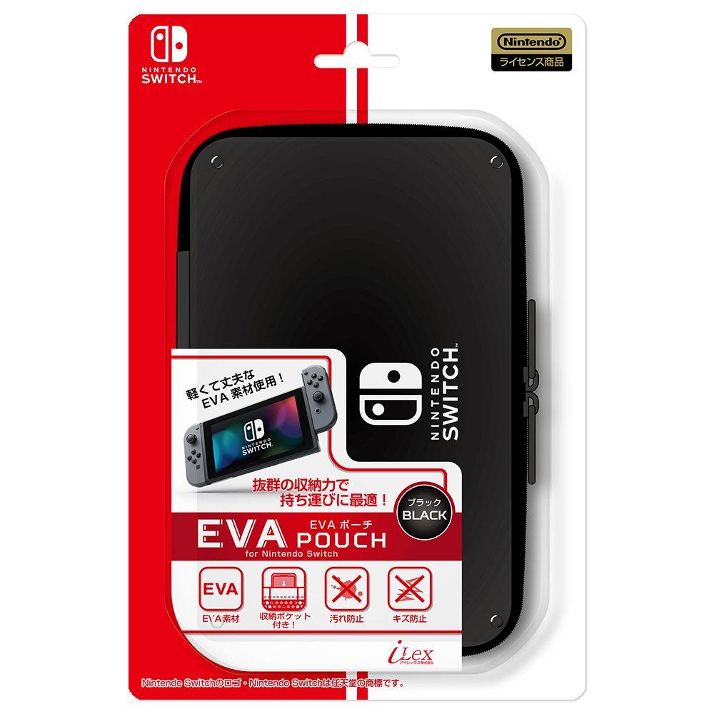 Officially Licensed Nintendo EVA Pouch for Nintendo Switch Storage Pouch for Nintendo OLED Model Product (Black) - Switch/Switch