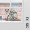 Bear Hugging a Tree Creative Minimalist Wall Sticker for Home Decor Self-Adhesive Removable Decal