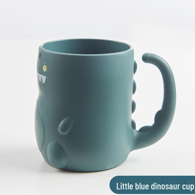 Ensemble de vaisselle pour enfants à motif de dinosaures: Bols et baguettes - Assiettes écologiques en fibre de blé