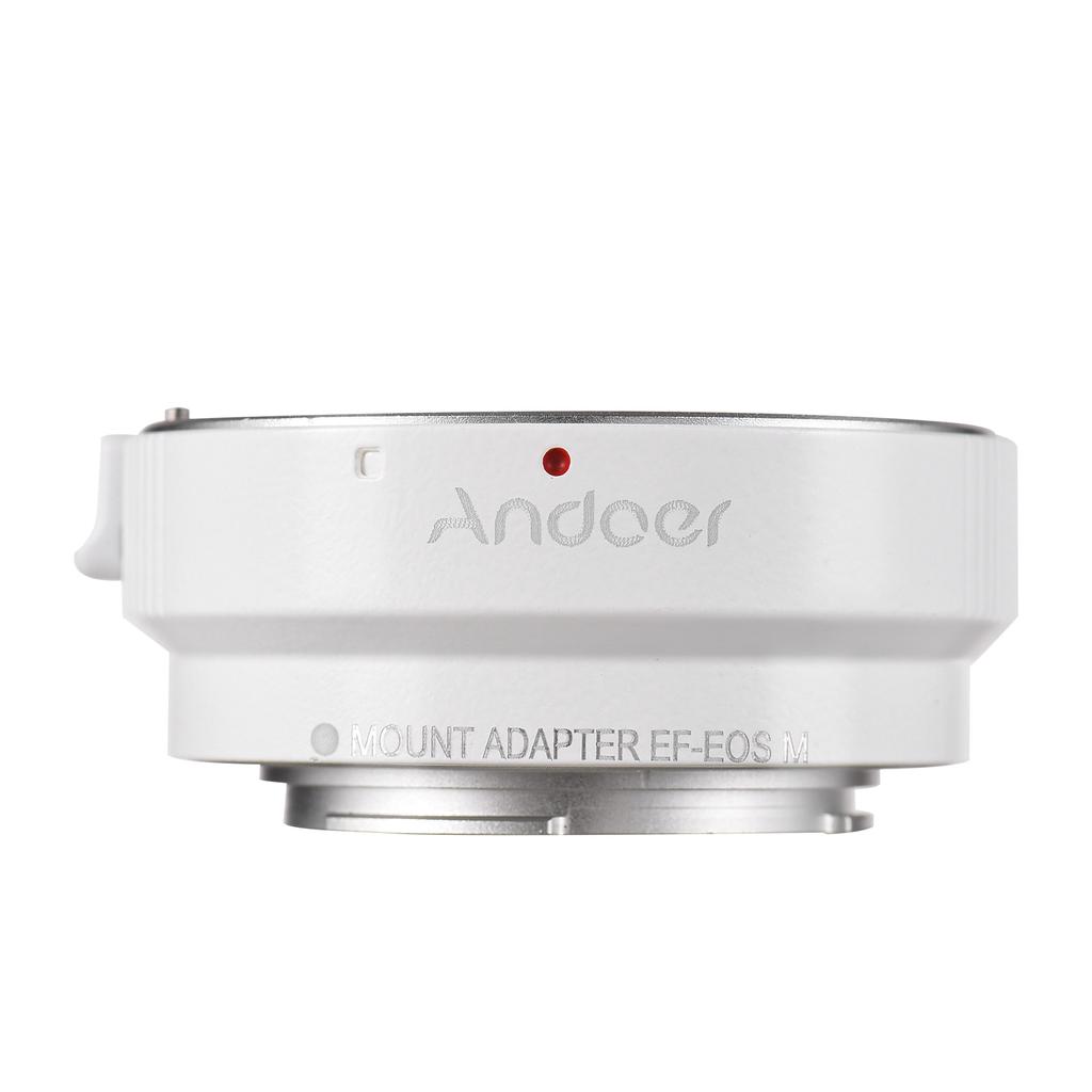 Andoer EF-EOSM Lens Mount Adapter Support Auto-Exposure Auto-Focus and Auto-Aperture for Canon