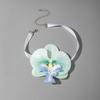 Charm Flower Necklace High-end Flower Choker Exquisite Beach Jewelry  Women