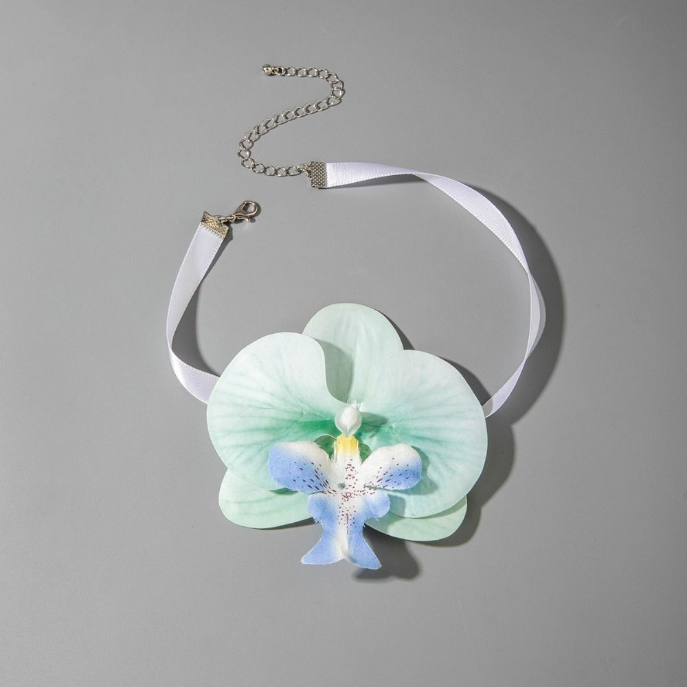 Charm Flower Necklace High-end Flower Choker Exquisite Beach Jewelry Women