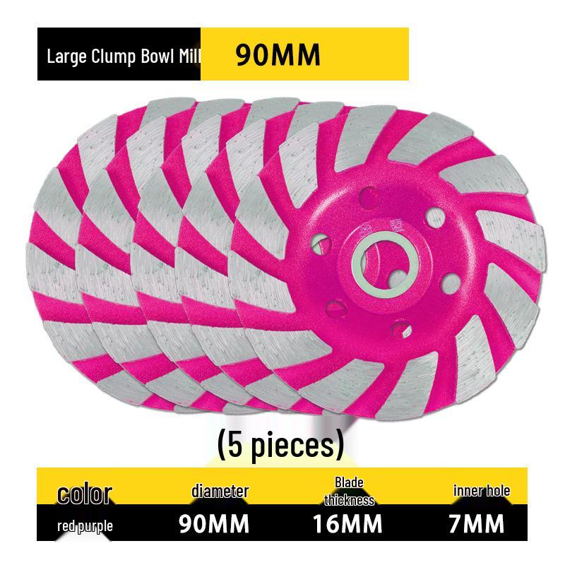 Diamond Grinding Disc for Angle Grinders - Marble, Stone, Concrete, and Cement Edging and Sanding Wheel