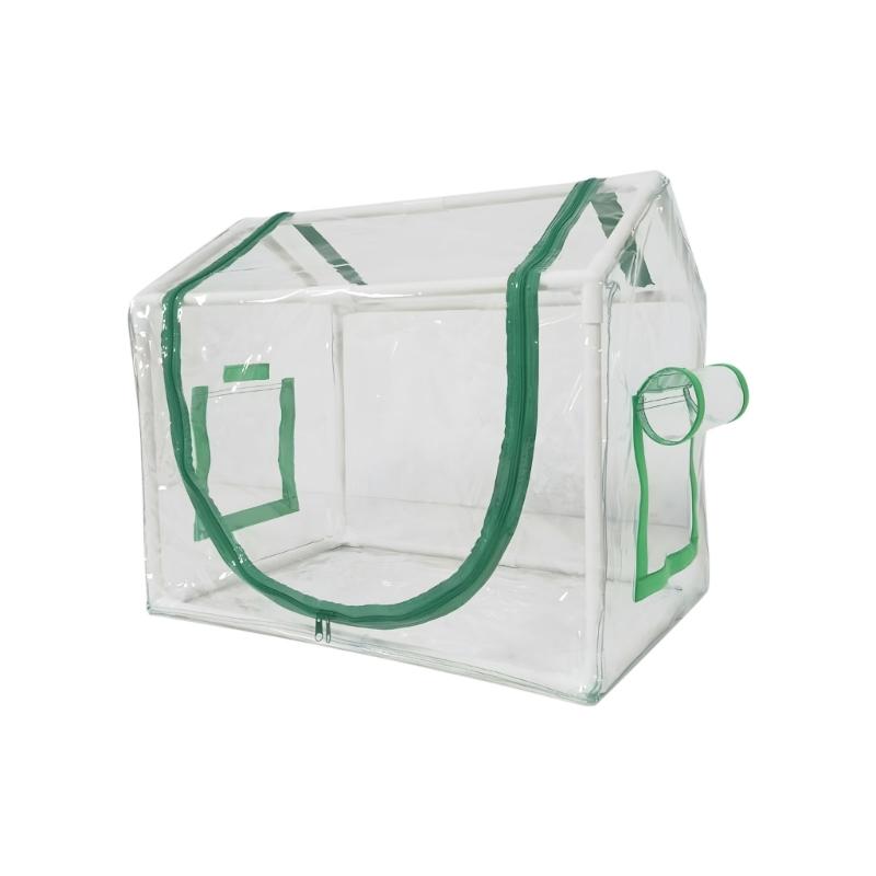 Small Plant Shelter 78X40X50cm Visible substance Structure For Winter Maintenance And Dampness Control