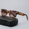 New square frame European and American cross-border sunglasses for men, personalized small frame trendy sunglasses 2346