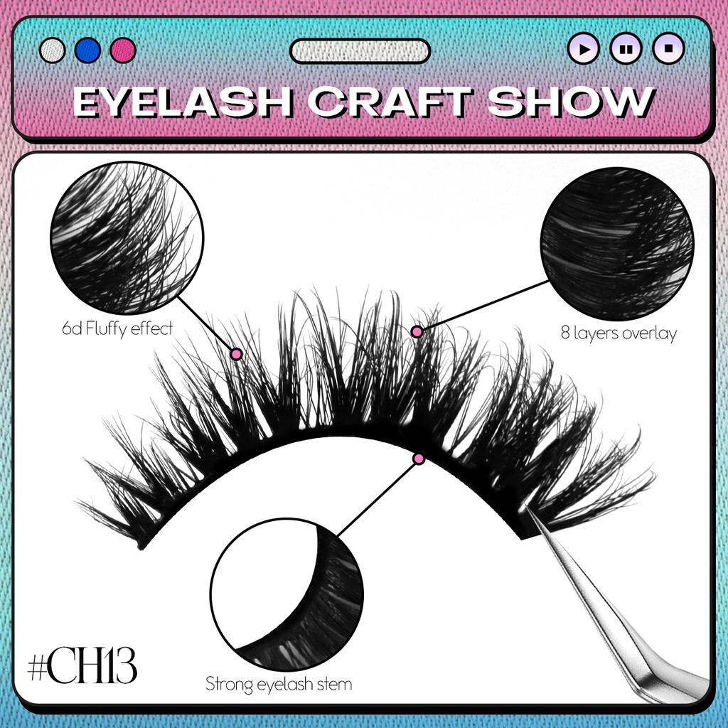Cat Eye Lashes Faux Mink Eyelashes Natural Long Winged End Eye Elongated Eyelashes Faux Cils Eyelashes Extension