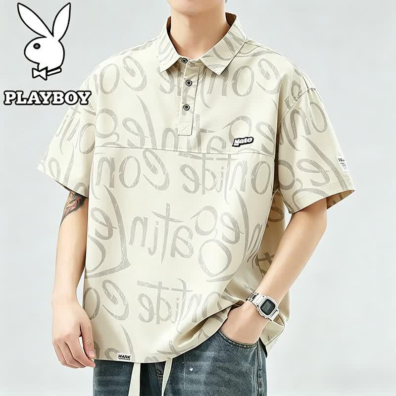 Playboy Men s Short Sleeve Polo T-Shirt M
