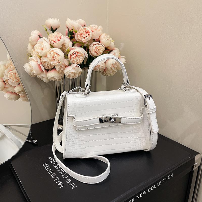 French Niche Texture Hand Bag 2025 New Women's Bag Fashionable Simple Messenger Bag Popular Casual Small Square Bag