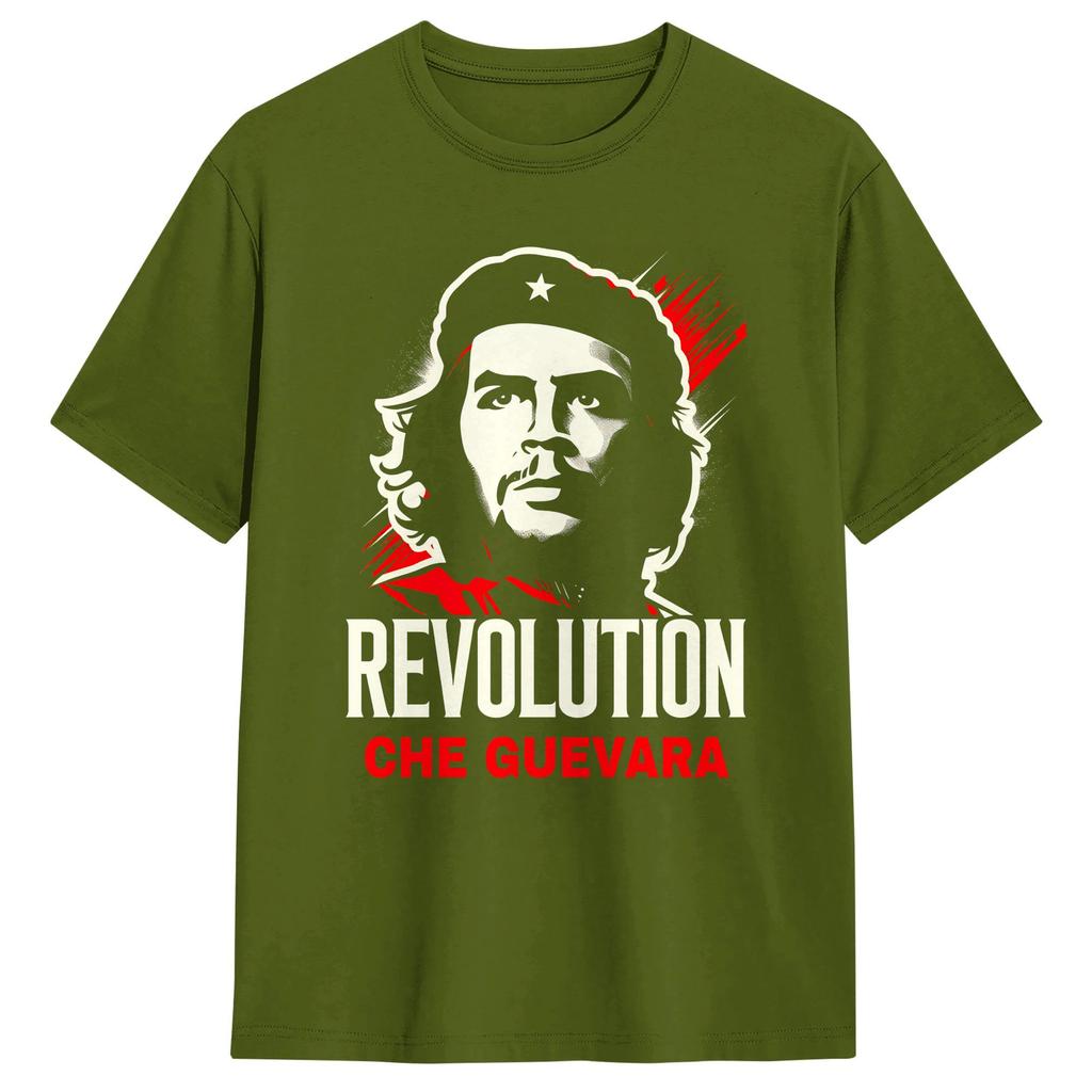 Che Guevara T Shirt Beach Harajuku T Shirts Pure Cotton ONeck Oversized Top Tees Short Sleeve Vintage Tshirt