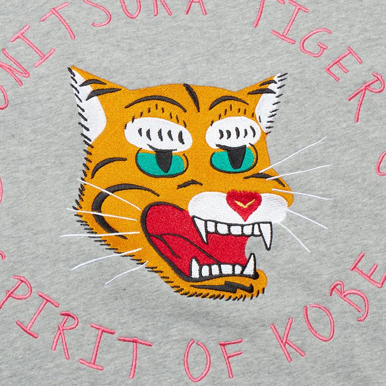 New Onitsuka Tiger SWEAT Sweatshirt Unisex Heather Gray 2183B182-020