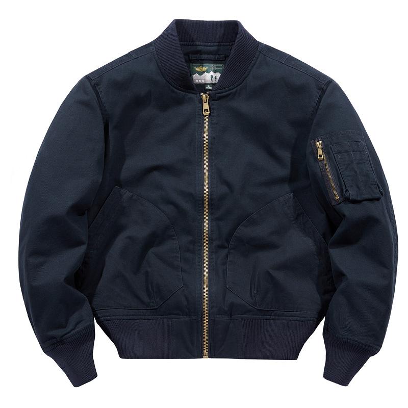 Frühling und Herbst Neuer Mantel Herren Lässig Werkzeug Herrenbekleidung Oberteil Herren Dünner Baseballanzug Bomberjacke