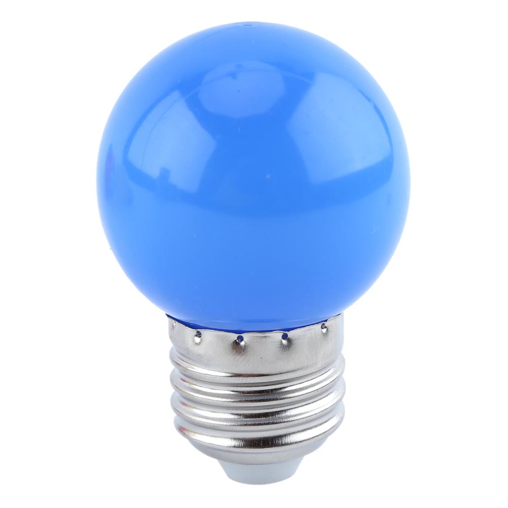 2W E27 Multicolor Round LED   Light Bulb Globe Lamp Home Bar Shop Lighting White