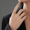 Fashion 3 Finger Ring Sets For Women Stainless Steel Wedding Engagement Rings for Couples Personalized Jewelry Wholesale