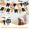 Halloween Letter Pumpkin Flag Decoration Banner Arrangement