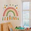 Regenbogen Liebe Karotte Schlafzimmer Wohnzimmer Kleiderschrank Zuhause Hintergrund Verschönerung Dekoration Aufkleber