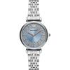 Gianni T-Bar Blue Metal Silver Ladies Quartz Watch AR11594