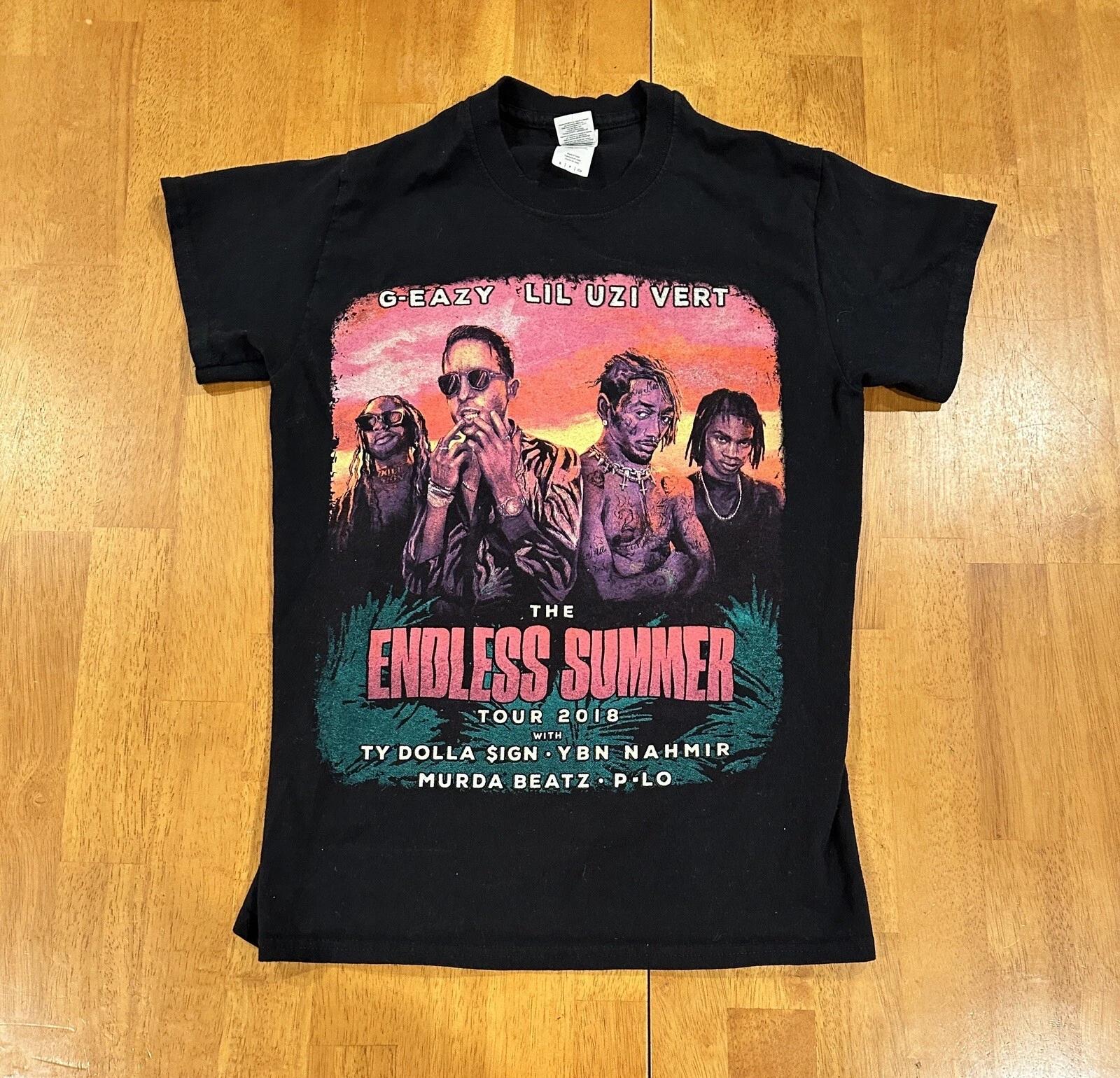 The Endless Summer 2018 Tour T-Shirt Rap Concert Small Lil Uzi Vert G-Eazy S