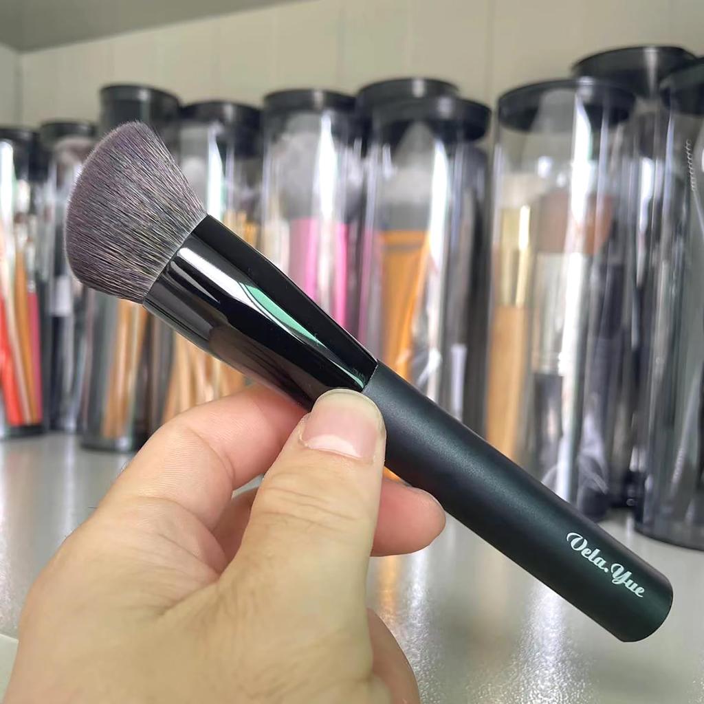 Vela.Yue Foundation Brush Makeup Brush Kulatý kupolovitý štětec střižený diagonálně