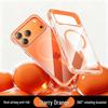 iPhone 17 Pro Max Color-Block Airbag Transparent Magnetic Case - New Anti-Fall Protective Cover