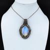 Milky Opal Pendant Copper Wire Wrapped Pendant Handmade Pendant Copper Jewelry Amazing Pendant Wire Wrapped Gemstone Jewelry Gift For Mother