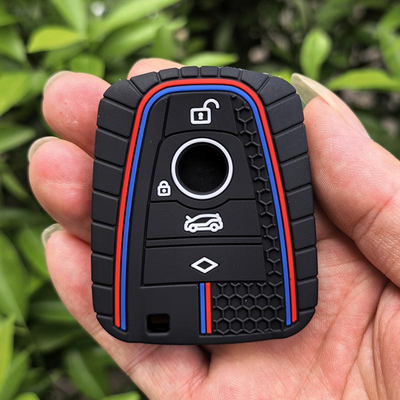 

High Quality 4 Buttons Silicone Remote Control Car Key Protective Case Cover For - Bmw I3 I8 Series Car Accessories