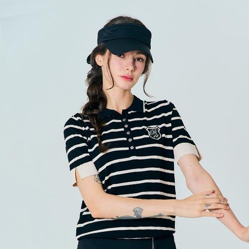 Venezia 12 Collared Short Sleeve St Black Free