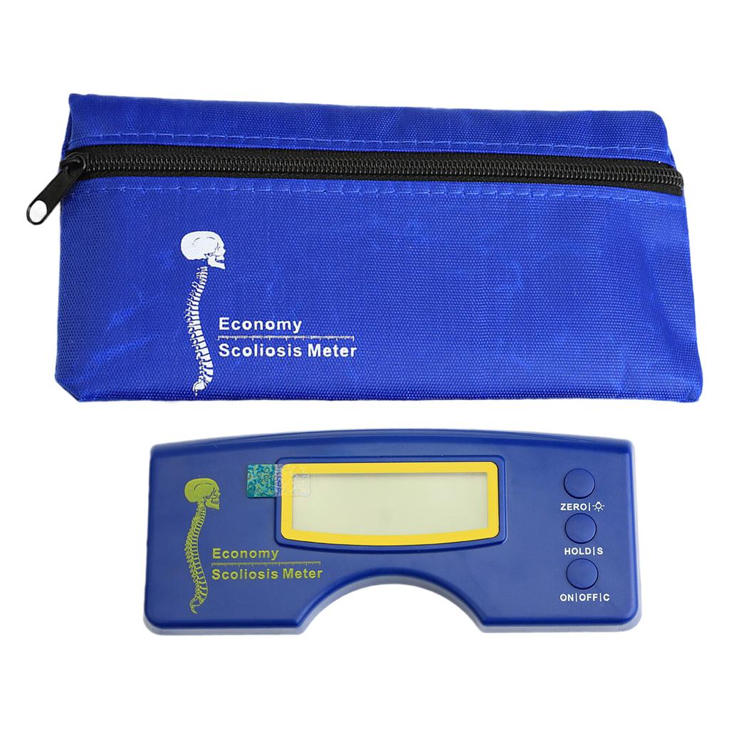 Digitální skoliometr Nástroj pro měření lidské páteře Rozsah 0-30 stupňů Detektor skoliometru pro měření osového postavení páteře