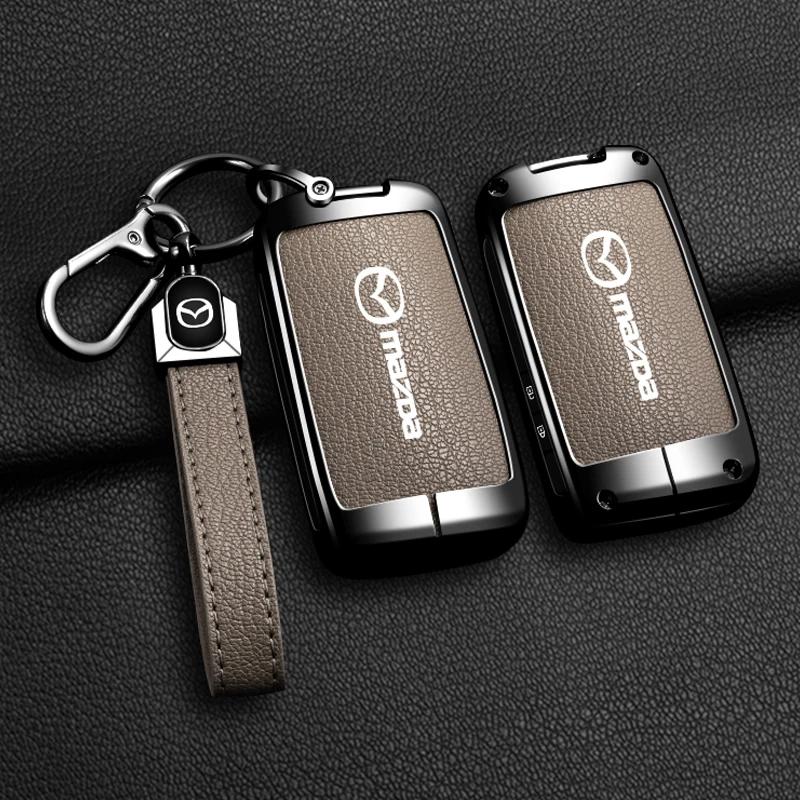 Car Key Cover Case Holder Shell Protection Fob For Mazda 3 Alexa CX30 CX-4 CX5 CX-5 CX8 CX-8 CX-30 CX9 CX-9 Keychain Accessories