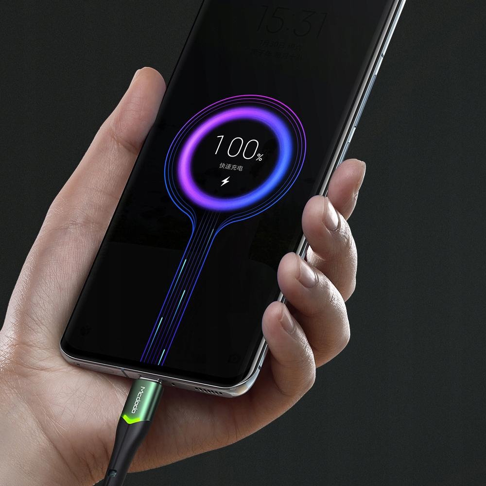 Mcdodo Phone Cable, Usb-C, High-Speed, Usb-C,Led,Qc 4.0, 1M , Ca-7960