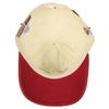 [American Needle] Cap Kansas City Monarchs Negro League Logo Hat Men's Women's MiLB Low Cap Unisex Ivory x Dark Red