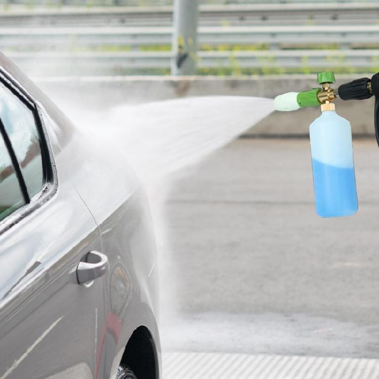 Foam Cannons Adapter Car Washer Adapter Cleaner Converter Car Washing Accessories 1/4in Quick Connect with Nozzles