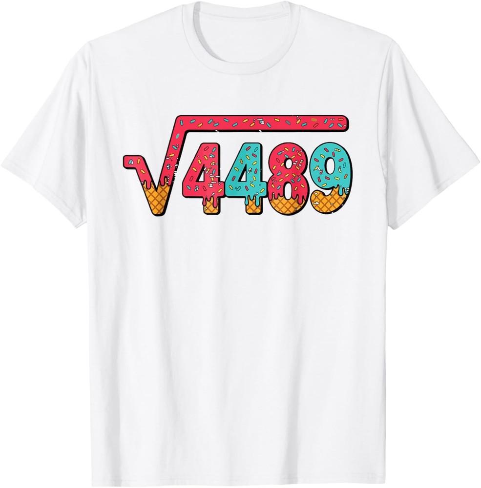 Square Root 4489 Slang Math Teacher Six Seven 6 7 Meme 67 T-Shirt Unisex T-Shirt XL