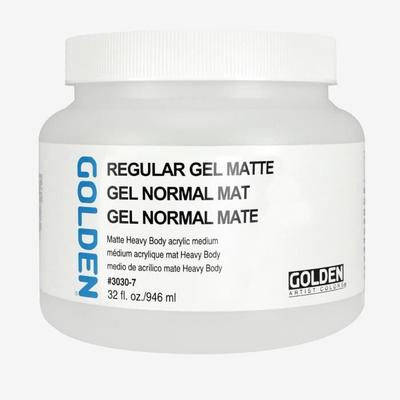 Gel - GOLDEN - Regular Gel Matte - 946ml - Creamy - Regulates Translucency