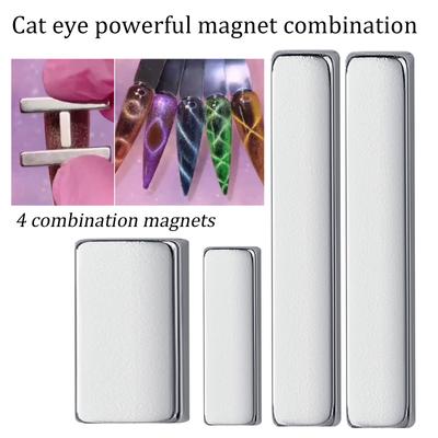 Nail Art Magnete Multifunzionale Negozio di Unghie Aspirazione Occhio di Gatto Striscia Lunga Magnete ad Aspirazione Set Negozio di Unghie Occhio di Gatto Francese