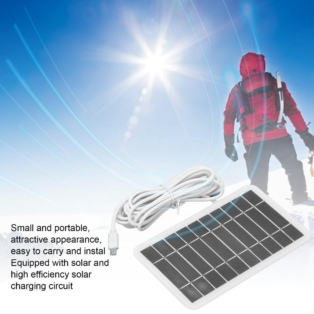 Polysilicon Solar Panel Charger 2W 5V Solar Panel Kit Durable Mini Solar Panel  Cell Phone Charging