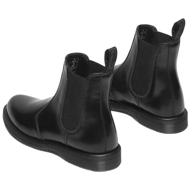 Dr. Martens Classic Casual Simple Short Chelsea Boots Women Boots Black 32217001