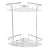 Two Layer Corner Shower Shelf Aluminum Bathroom Corner Shelf Shower Shelf Rack  Household Use
